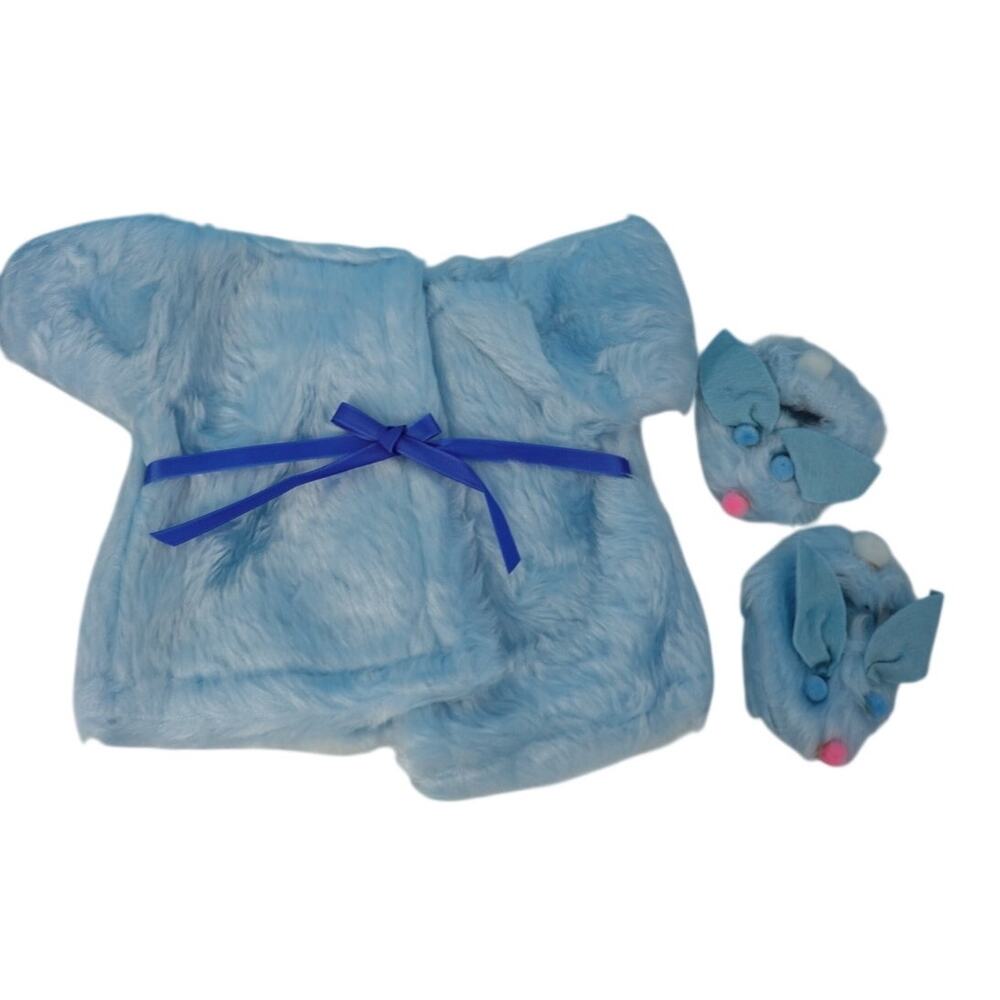 Vintage Cabbage Patch Bathrobe and Slippers
